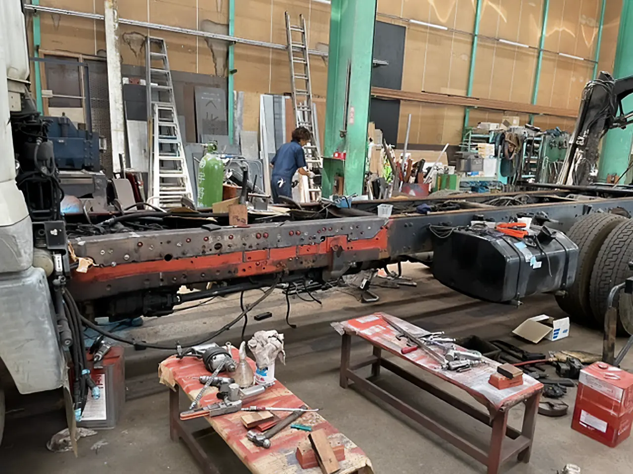 トラックのフレーム